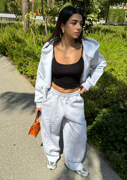 Wide Leg Sweatpants Grey