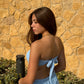 Strapless Ring Top Babyblue