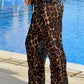 Leopard Cheffon Pants