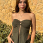 Strapless Ring Top Olive