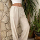 Striped Linen Pants