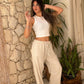 Striped Linen Pants