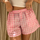 Boxer Shorts Pink Check