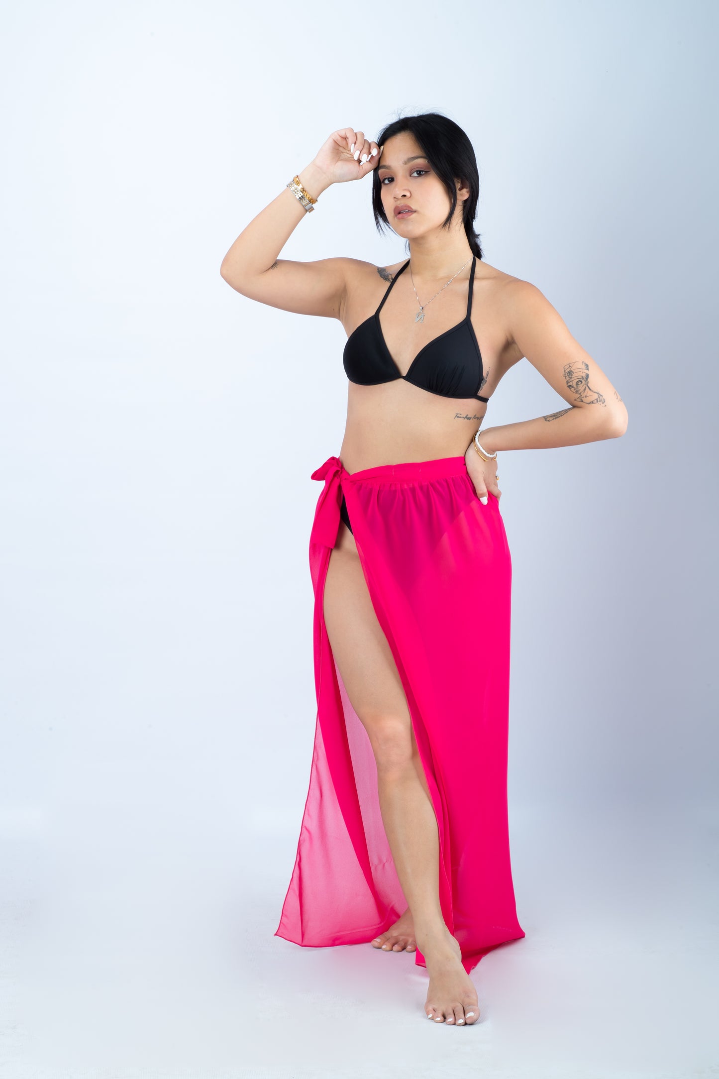 Tie Side Plain - Beach Skirt